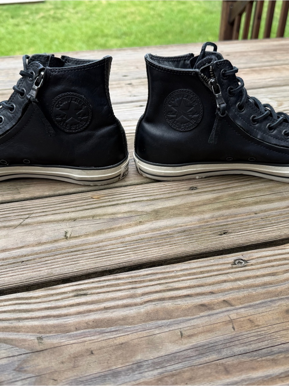 RARE Converse x John Varvatos Metal Toe Double Zip High Top Sneakers - Picture 6 of 14